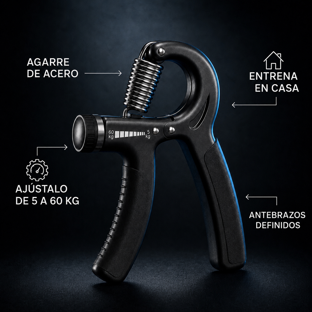 Fortalecedor de Agarre Ajustable GreekIron | 5-100KG