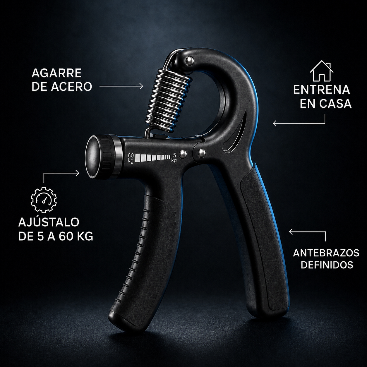 Fortalecedor de Agarre Ajustable GreekIron | 5-100KG