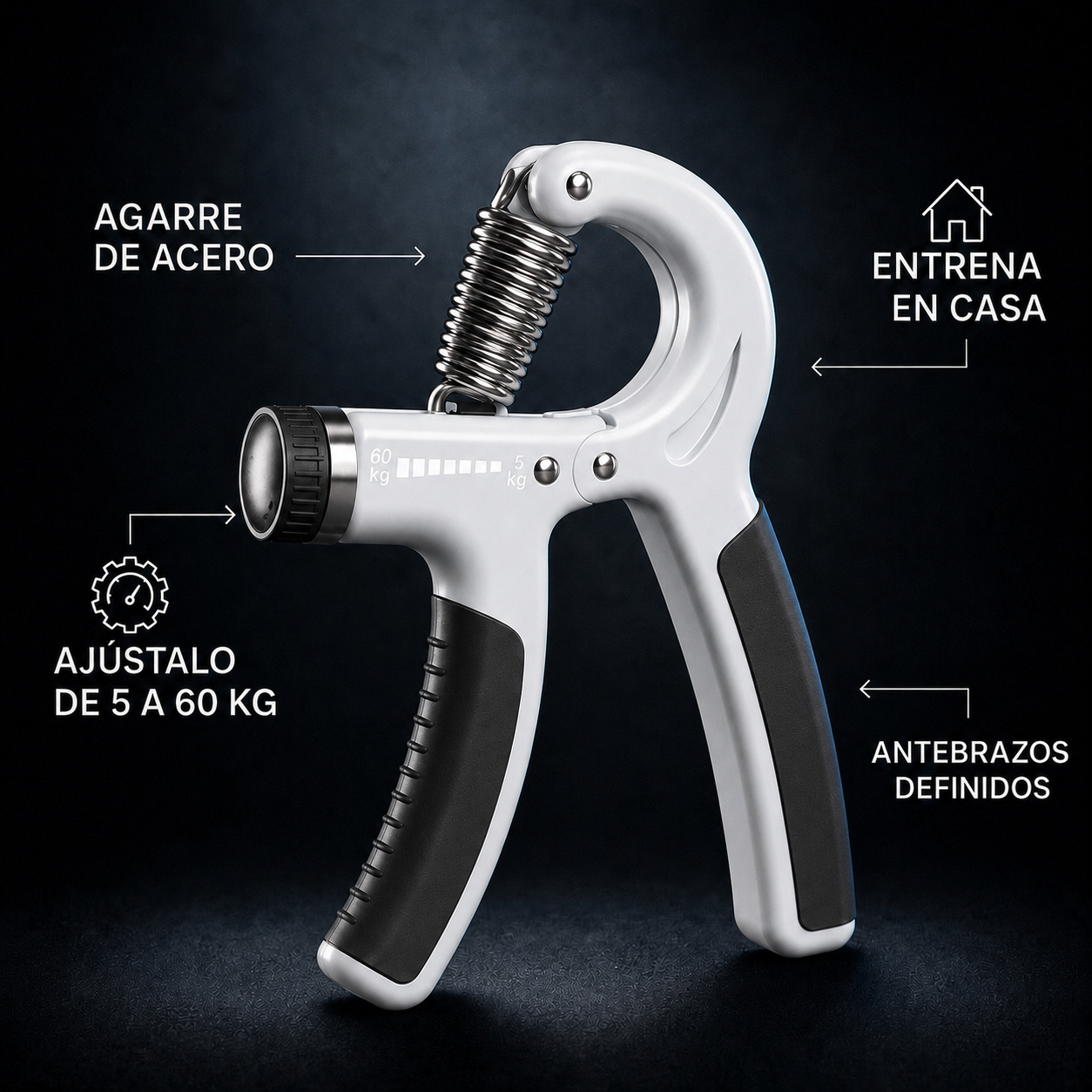 Fortalecedor de Agarre Ajustable GreekIron | 5-100KG